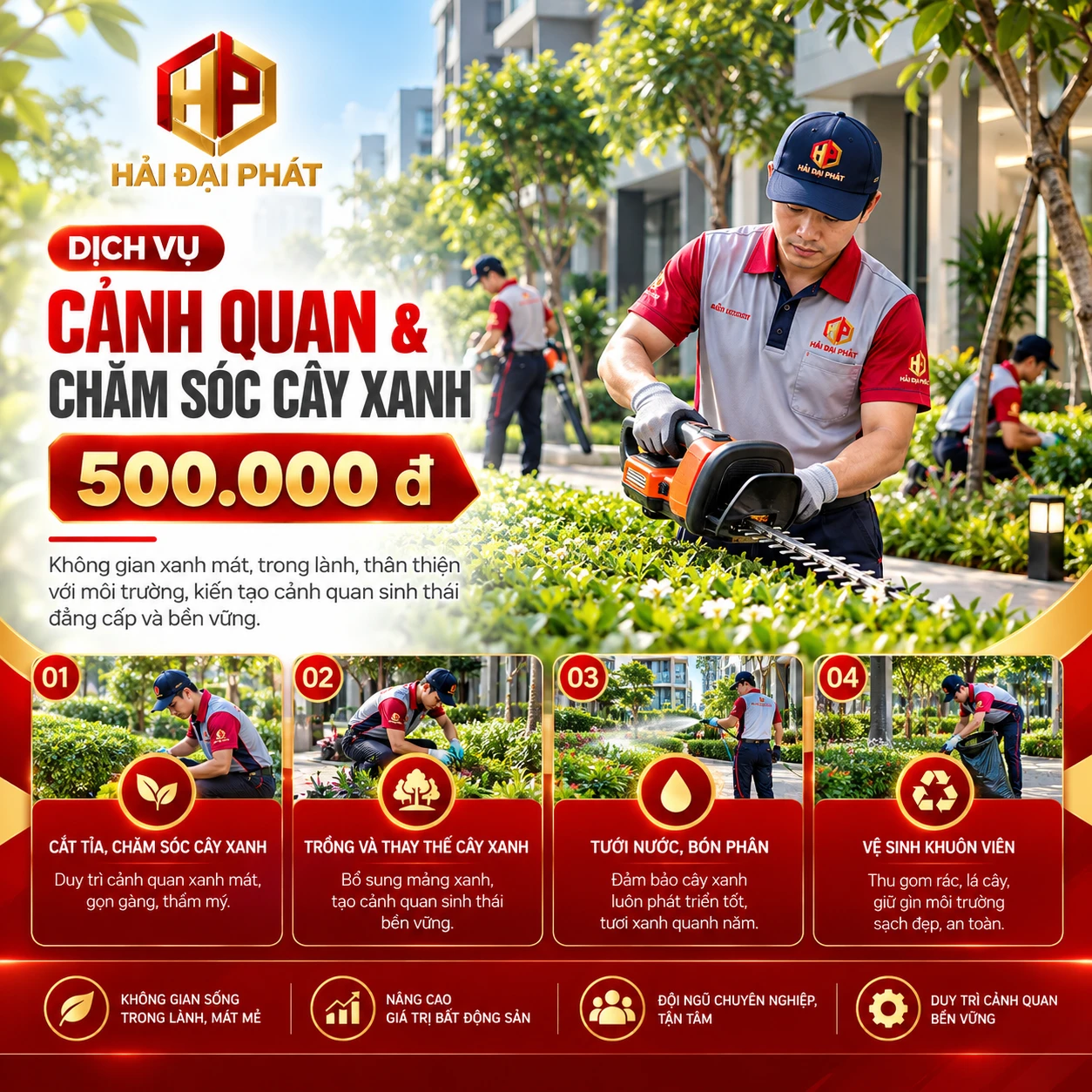 Cảnh quan & Chăm sóc cây xanh