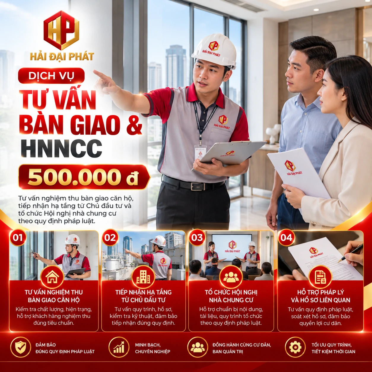 Dịch vụ tư vấn bàn giao & HNNCC
